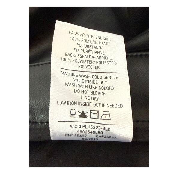 Joe's Jeans Women's Black Faux Leather Mid-Rise Bootcut Pants Size 4 (26)‎ NWOT - Picture 5 of 7